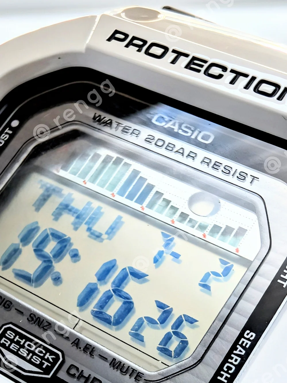 Casio G-SHOCK White Digital Watch Kanagawa